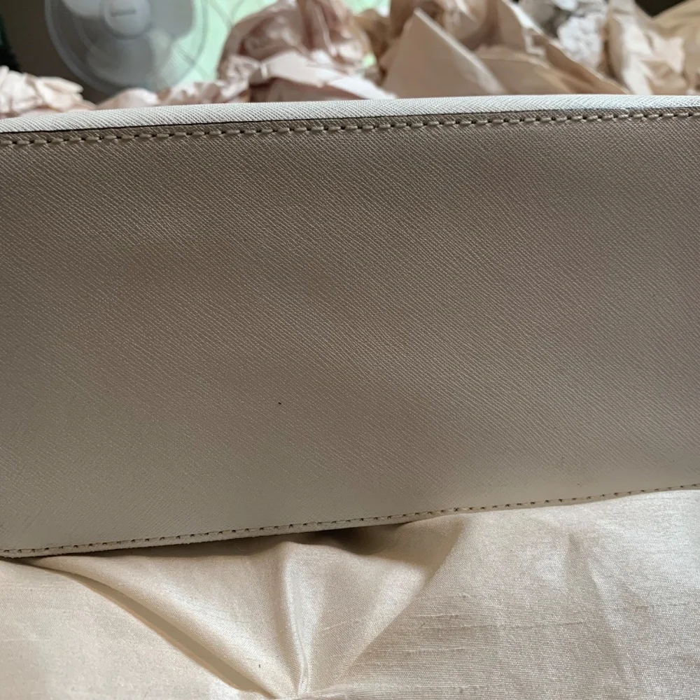 Michael Kors White Small Leather Tote Handbag